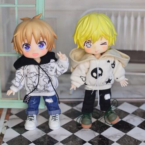 Ob11 P9 baby clothes single product Skeleton hoodie clothes