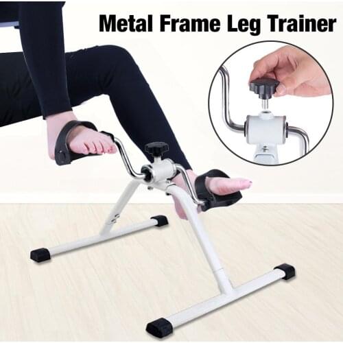 Metal Frame Pedal Exerciser Muscle Training Exercise Pedals Arms Legs Trainer Treadmill Stepper Mini Bicycle For Indoor Home Use
