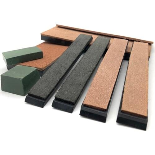 Kitchen tool polishing paste, sharpener paste sharpener wax, quick polishing paste plus leather, compound sharpener paste tool