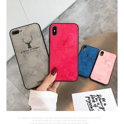 Shockproof Deer Cloth Texture Case For Huawei Honor Mate 9s 20 10 V20 20x 9 v9 9i 8 5 7 8x 8c Lite max pro play plus Case Cover