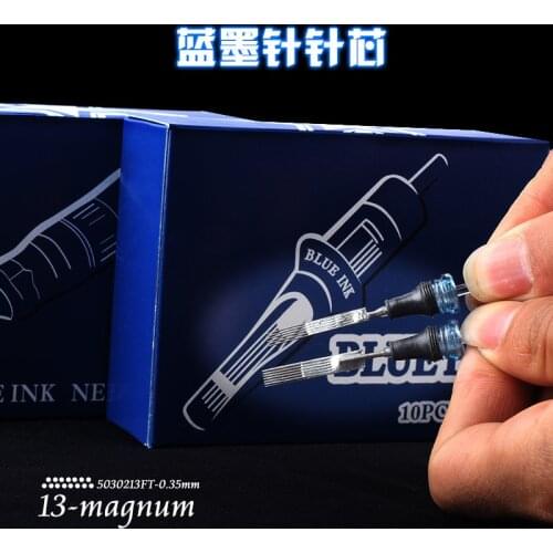 Blue Tattoo needle 20 pcs sterile class Jetables Aiguilles De Tatouage Pour Tatouage Rotatif Stylo Grip Aiguilles Fournitures