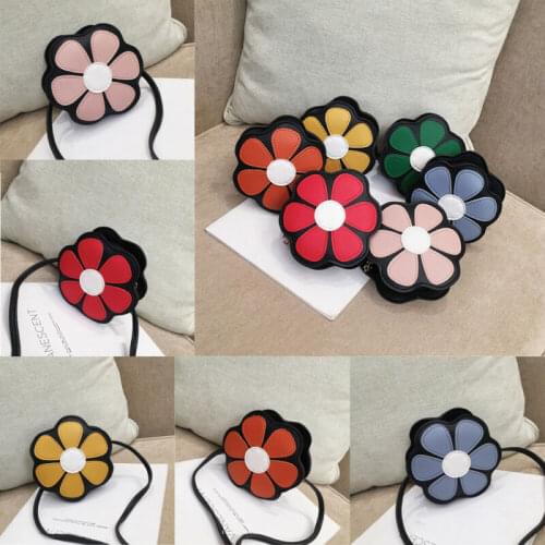 New Fashion Cute Handbag Toddler Kids Girls Flower Shoulder Bag Coin Purse Tote Purse Crossbody Bags