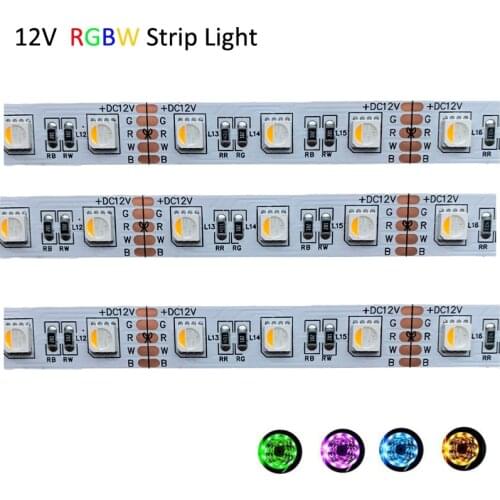 4 in 1 RGBW LED Strip 5050 DC12V Flexible LED Light For Room RGB+Warm White LED Strip 60 LEDs/m 5m/lot