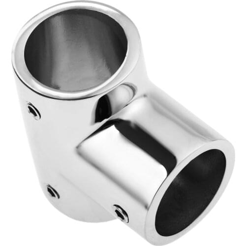 1Pc 3 Way 90 Degree Tee Hardware Boat Hand Rail Fitting 316 Stainless Steel 1"" 25mm Tube Pipe Boats Yacht Marine Hardware