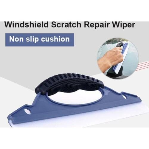 Universal Auto Car Windshield Squeegee Wiper Windshield Water Brush Silicone Windshield Cleaner Scraper With Short Handle