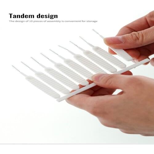 10pcs Home Shower Head Cleaning Brush Washing Anti-clogging Small Brush Pore Gap Cleaning Brush For Kitchen Toilet Phone Hole