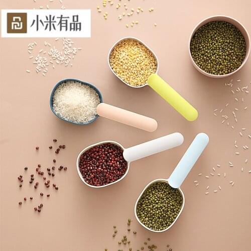 4pcs Xiaomi Multifunctional Kitchen Rice Scoop ABS Household Measuring Spoon Shovel Grain Flour Cereals Shovel