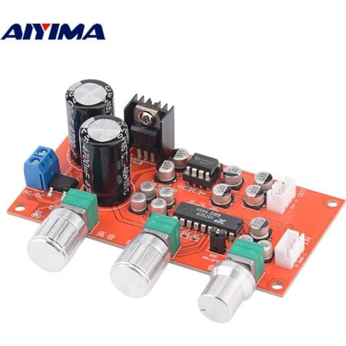AIYIMA XR1075 BBE Tone Amplifier Preamp Audio Board NE5532 OP AMP Preamplifier Volume Control DIY Speaker Sound Amplifiers