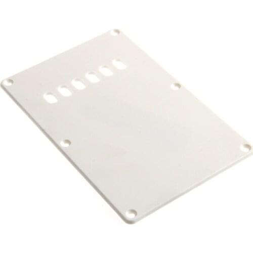 White Back Plate Tremolo Trem Cover for fender Strat Parts New E56D