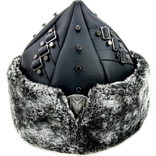 Bork osmanlı askeri Pilot Trapper Trooper şapka Dirilis Ertugrul kostüm soğuk koruma Bork kış kulaklığı erkek kar kapaklar deri