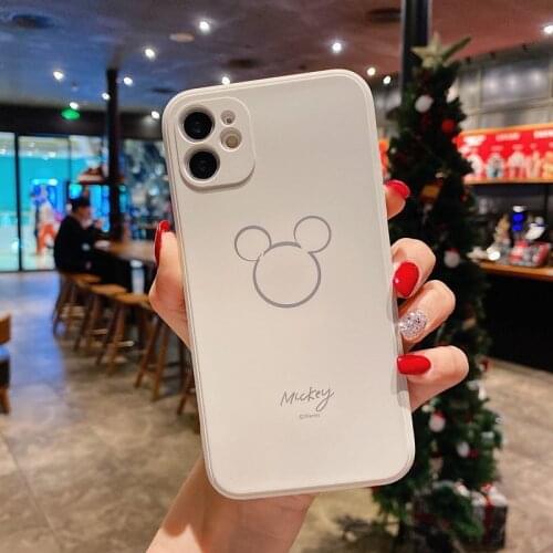 2021 Disney Mickey Minnie for iphone 6/6s/7/8 plus x xsmax xr iphone11/12 pro Max cute girl couple creative phone case