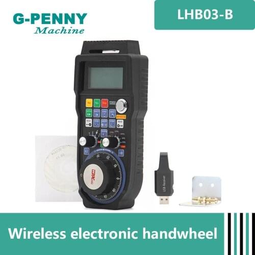 CNC 3Axis USB NC Studio Wireless Remote Handle CNC pulse generator MPG Weihong WHB03B HandWheel for CNC Router Engraving Machine