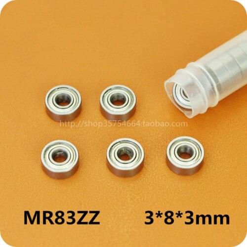 [CMMR83ZZ-P0]Free Shipping 10pcs minisize ball bearing 3mm*8mm*3mm MR84zz washing machine balll bearing MR84Z
