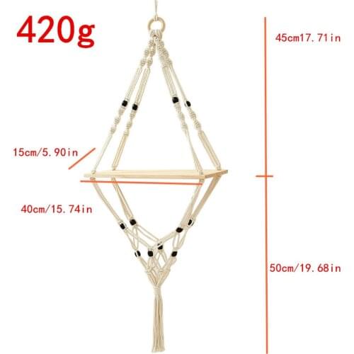 Plant er Basket Flower Pot Rope Pots Holder Fined Ropes Flower Pots Plant Lanyard