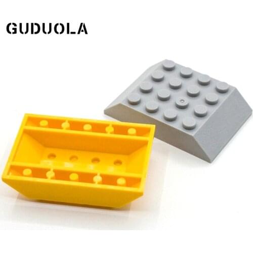 Guduola Slope 4x6 (45°) Double (32083) MOC Brick Building Block DIY Educational Toys Parts 6pcs/LOT