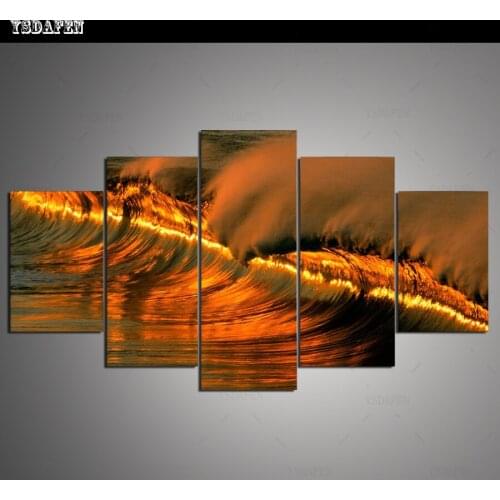 HD print olieverf Film modulaire foto Scenery poster kind room decor woondecoratie 5 stks canvas art z405