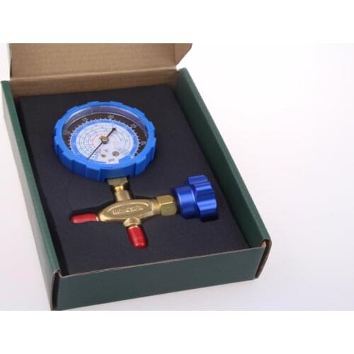 Free shipping HS-466NAL low pressure Single table valve for R134a,R410a,R22,R404A