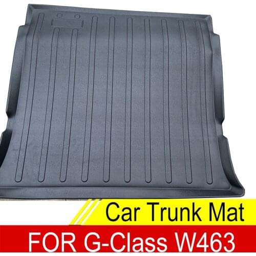 Trunk Mats For G-Class W463 G65 G55 G63 G500 G550 G350 Rubber Durable Cargo Liner Boot Carpets Accessories Interior Cover