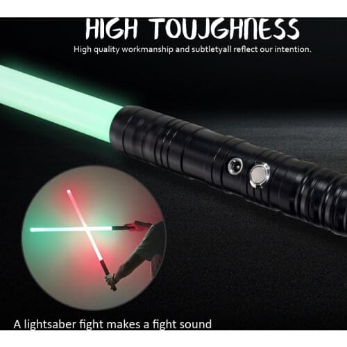 Flashing Lightsaber Laser Sword Cosplay Toys for Children Changing Color Light Saber Metal Handle with Sound Boys Toy Gift
