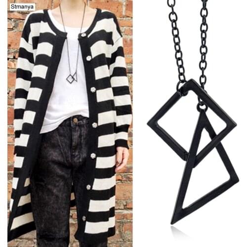 Hot Women Fashion Cute Retroowl Fashion Necklace Geometric necklace Best Gift jewelry N1041