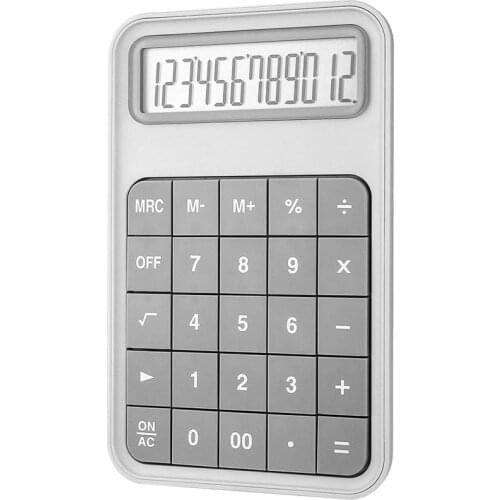 Desktop Calculator, 12 Digit Large Display Battery LCD Display Office Calculator