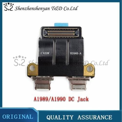 New 821-01646-02 for Macbook Pro Retina 13 "15" A1989 A1990 Type-C USB-C charging DC-IN DC Power Jack Board Connector 2018 2019