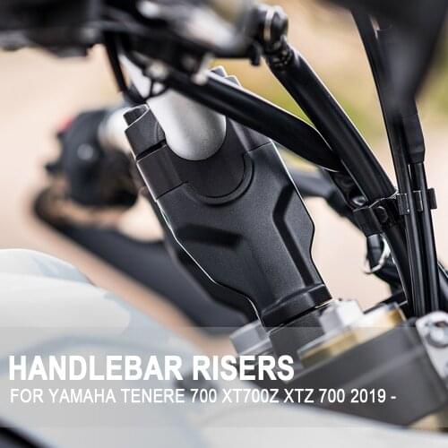 New For Yamaha Tenere 700 Tenere700 XT700Z XTZ 700 Motorcycle Accessories Handlebar Risers Clamp Mount Riser Clamps