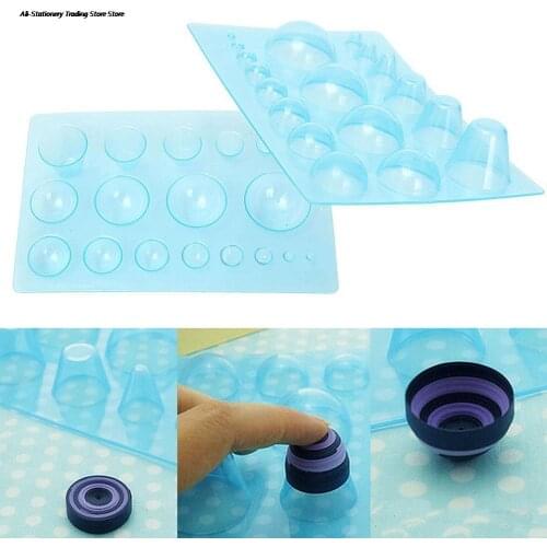 Plastic Paper Quilling Mould Half Ball Domes Scrapbooking Decoration For Kid Artwork Papercraft Tool DIY Papers Craft