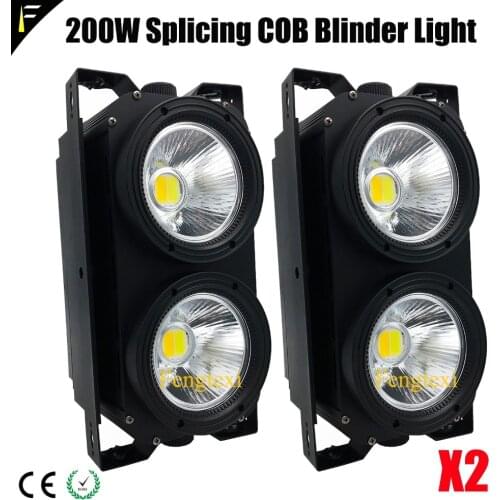 Show Plaza Light Stage Blinder Auditoria Light WW Plus CW 2in1 COB Lamp 200w Spliced Type For Stage