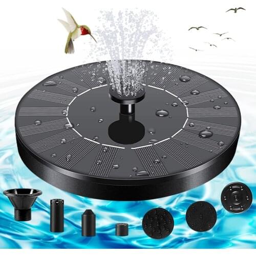 Solar fountain Pool Pond Waterfall Fountain garden fountain Bird Bath solar panel Fountain for dachas and vegetable gardens