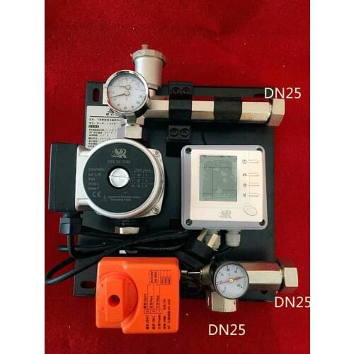 Thermostatic pump mixer blender for Water Underfloor Heating Manifold mixing valve water mixing center water mixing system DN25