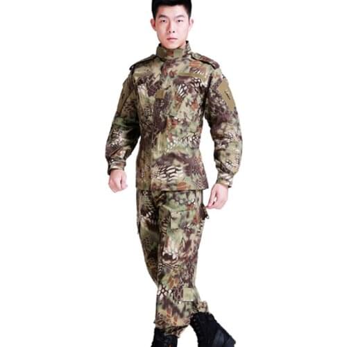 Outdoor military camouflage hunting coat Tactics army uniform suit army hunting jacket and pants, camo long sleeve clothes set