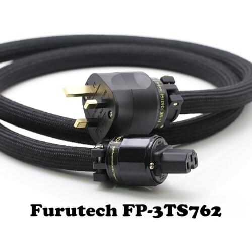 Furutech FP-3TS762 OFC enthusiast amplifier UK power cord British standard plug high-power cable 13A fuse