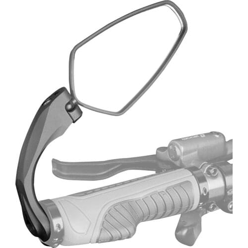 Bicycle Mirror Universal Left Right Mount Acrylic Convex or Flat Lens Rear View Sight Reflector Angle Adjustable