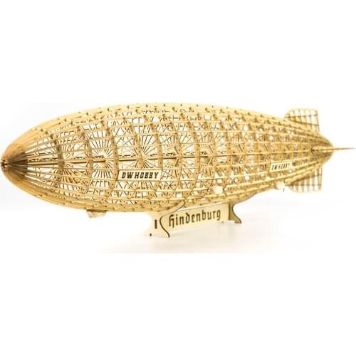 1:408 600mm Wingspan Balsa Wood Airplane Static Flying Yacht DIY Puzzle Model Kit (Pre-built 5%)