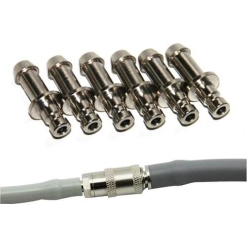 1000PCS/SET FREE SHIPPING NIBP CUFF Plug Hose Self-Joint Locking Spring NIBP Cuff Connector Male connector used for Cuff