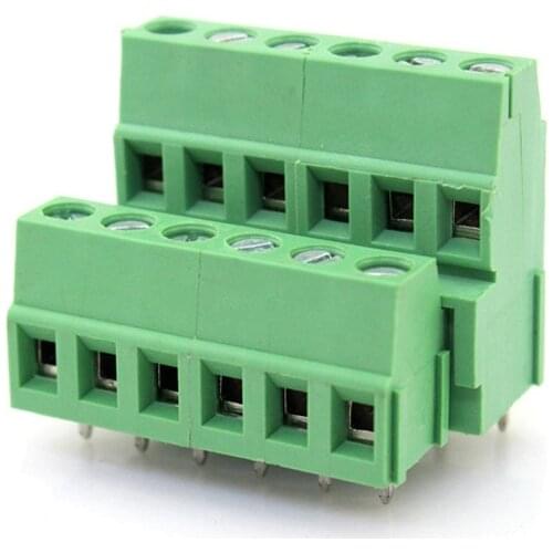 2 pins 3 pins 5.08mm / 0.2" Dual Row PCB Screw Terminal Block Connector