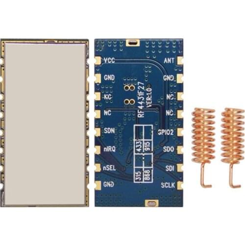 2PCS/Lot) Arduino Uno RF4432F27 868mhz 500mW 27dBm 2.5km Wireless FSK Transmitter and Receiver rf Module 433/470/915mhz