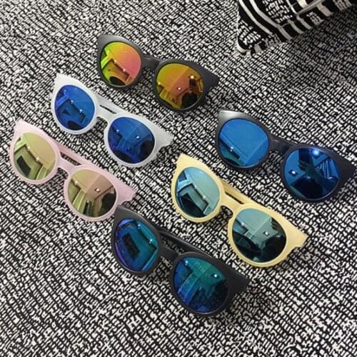2021 Fashion Candy Color Sunglasses Kids Anti-UV Polarized Sun Glasses for Children Boys Girls Travel Goggles Baby Sun-Shading