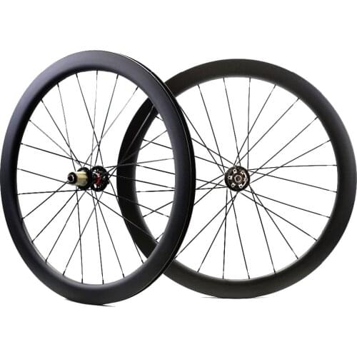 700C Road Disc Brake carbon wheels 50mm depth 23mm width clincher/tubular 50 Disc Cyclocross Bicycle carbon wheelset U-shape rim