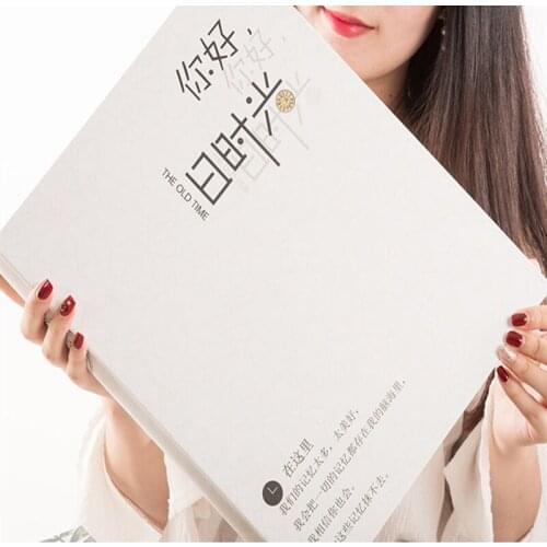 Album Interstitial Type Large 6-Inch 400 Pieces Vertical Family Photo Album Plastic Thickened Inner Page Moisture-Proof Durable