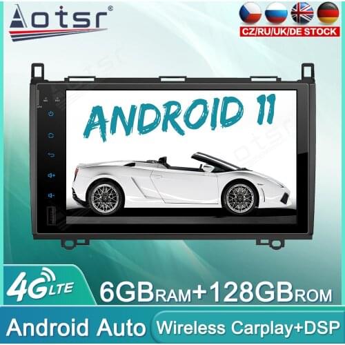 Android 11 128GB Car Radio For Mercedes Benz B200 B-class W245 B170 W169 GPS Navigation Auto Stereo Head Unit Carplay