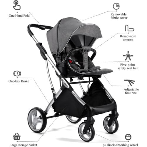 Babydearest Baby Strollers 3 In 1