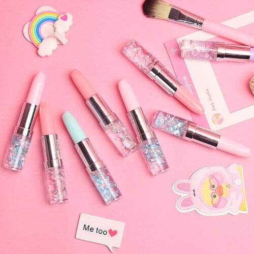 1 Piece Pretty Creative Shinning Bling Bling Lipstick Gel Pen Writing Pen School Office Students Stationery Supplies