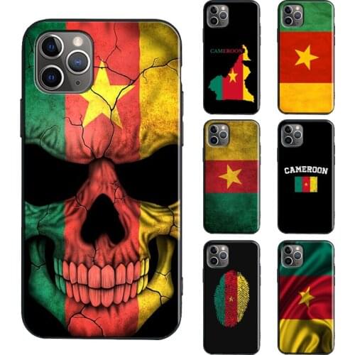 Republic of Cameroon Flag TPU Case For iPhone XR X XS Max SE 2020 6S 7 8 Plus 12 Pro mini 11 Pro Max Coque Capa