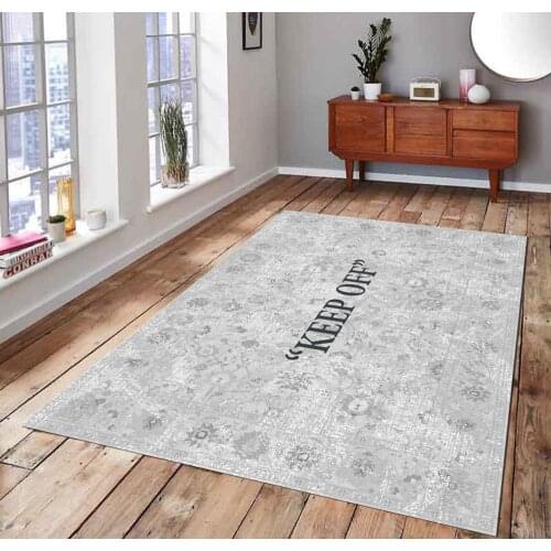 KEEP OFF 7 Classic Patterned Carpet , Fan Carpet Non Slip Floor Carpet,Teens Carpet,Area Rug