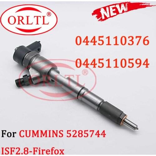ORLTL diesel Common Rail Injector Nozzle 0445110376 0445110594 Auto Spare Parts 0 445 110 376 For CUMMINSS 5285744 ISF2.8-Firefo