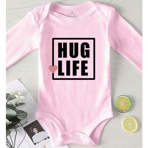 Love Print Baby Boy Clothing Toddler Shower Gifts Kids Summer Clothes Newborn Girl Outfit Cotton Infant Winter Romper