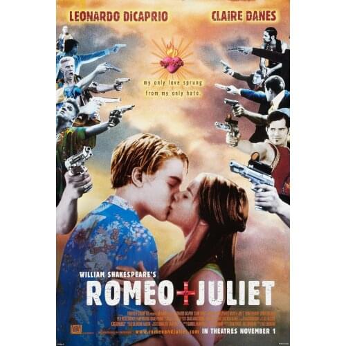 Lot style Choose ROMEO AND JULIET Movie Art print Silk poster Home Wall Decor
