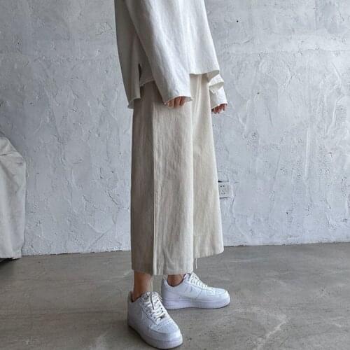 Женские льняные брюки MIEMBRO China At AliExpress